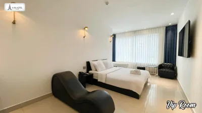 리버뷰 욕조가 있는 VIP 더블룸 - 웰컴 드링크 + 배쓰밤 2개 무료 — A In Hotel Riverside
